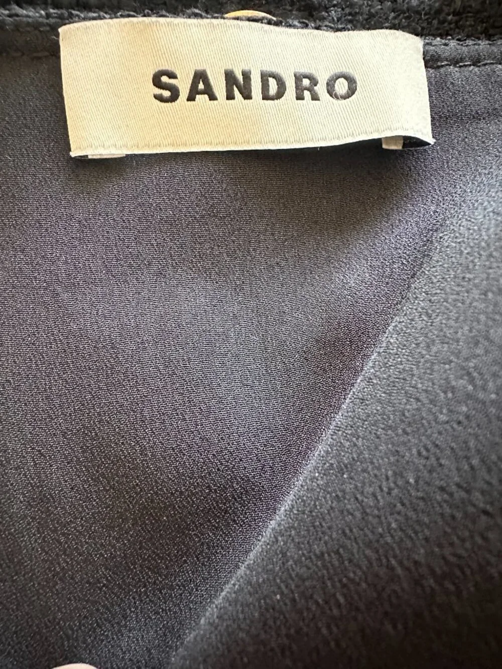 Sandro Paris plaid tweed